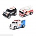 Maxx Action Light and Sound Rescue Vehicles 3-pack Colors & Styles May Vary B01HCJGN6G